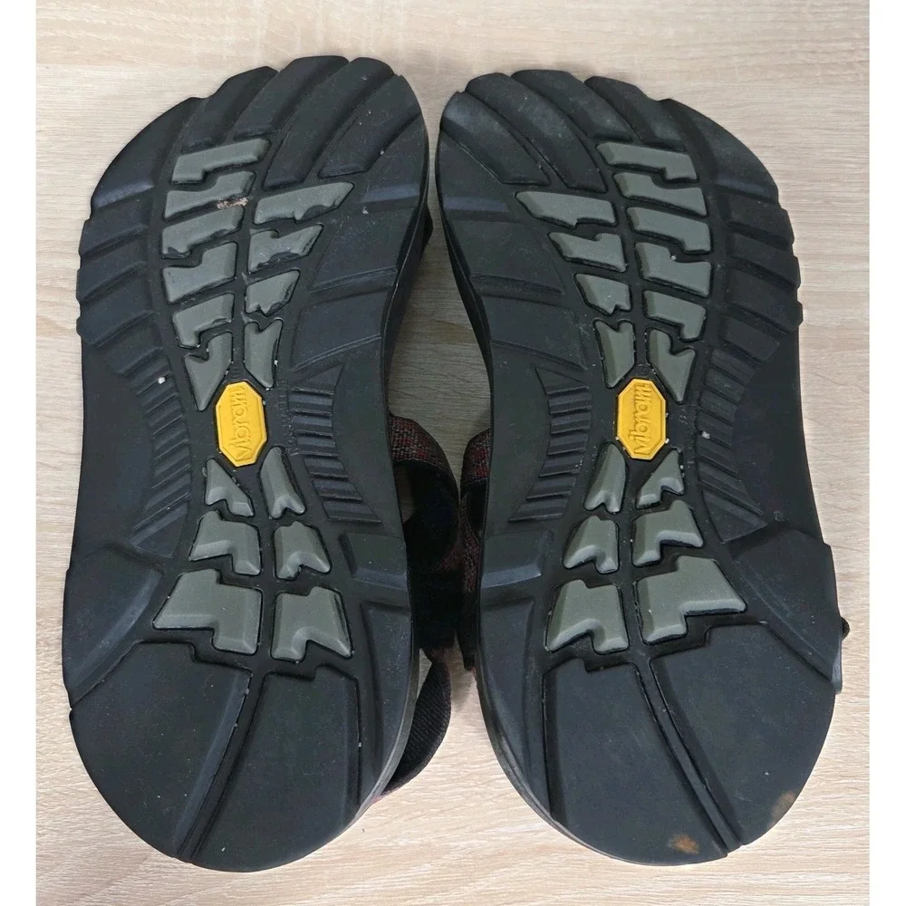 Chaco Z/Cloud Hiking Sport Sandals‎ Black Red Gray Webbing Men's 8